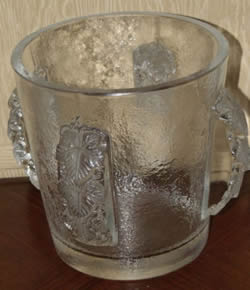 Epernay Lalique France Crystal Modern Ice Bucket